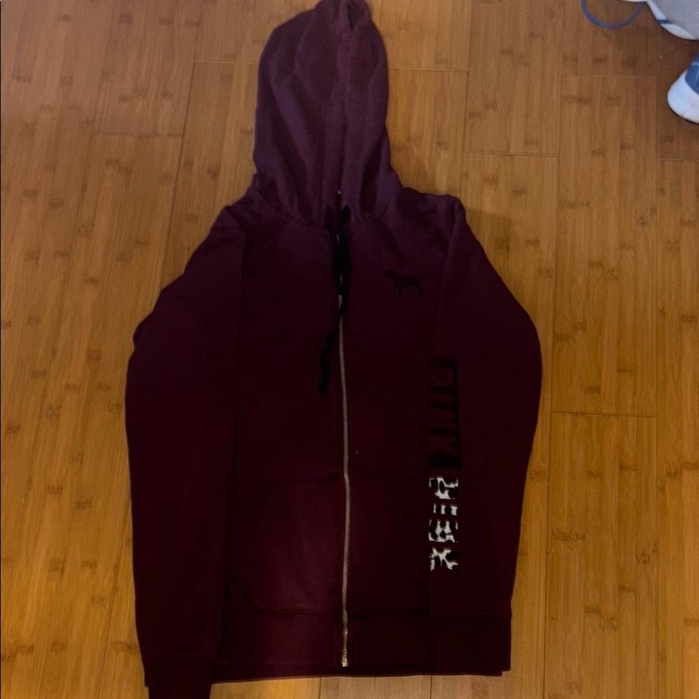 Victoria's Secret PINK Burgundy Hoodie